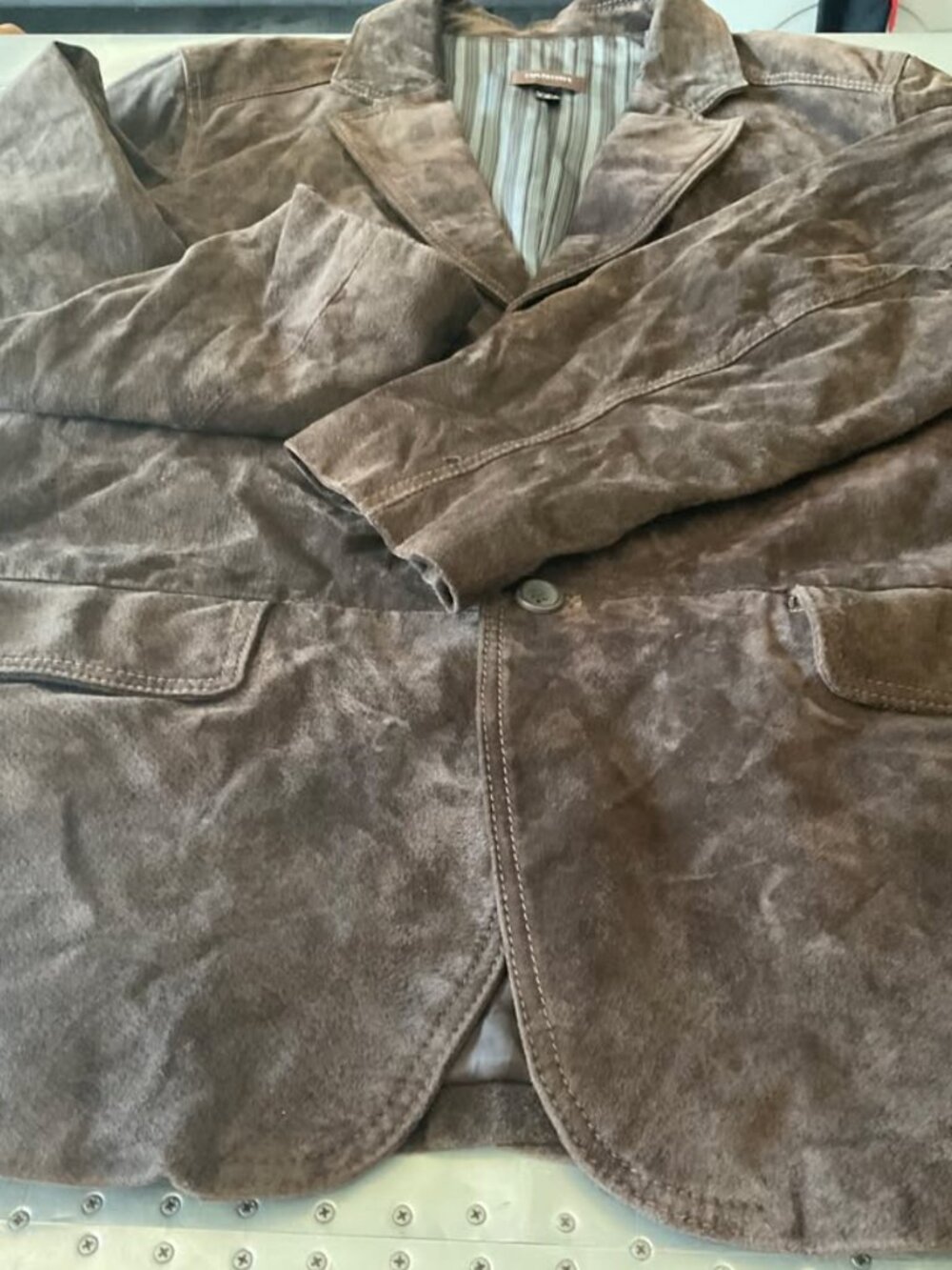 DANIER Brown Suede Blazer